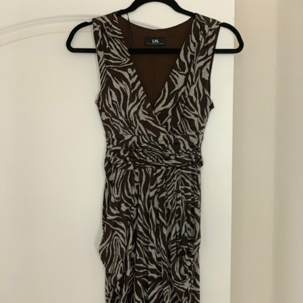 Zebra print dress